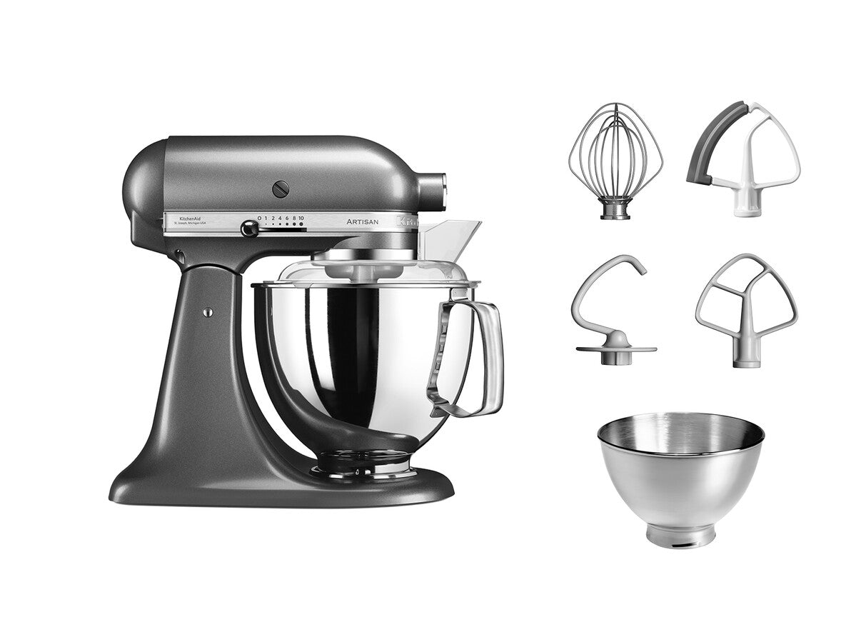 Premium Artisan tilt-head stand mixer 4.8l – Medallion Silver