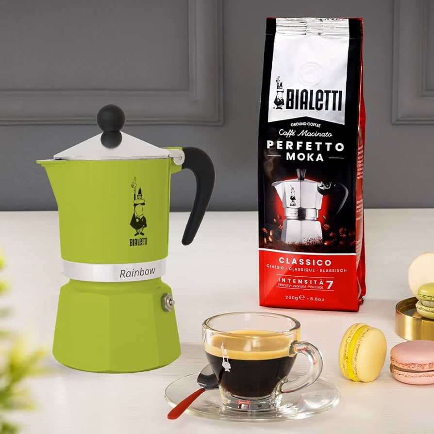 Rainbow Coffee Maker, 3 Cup – Green