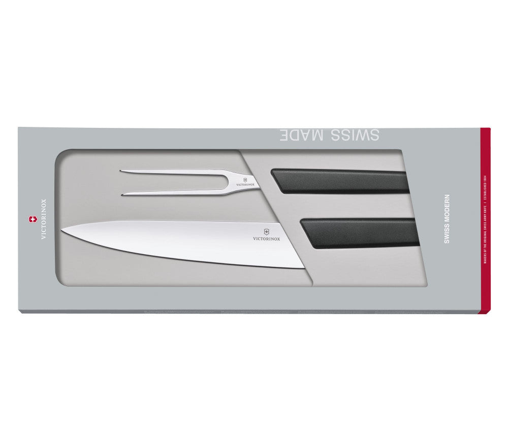 Swiss Modern Slicing Set 2 Pieces – Black