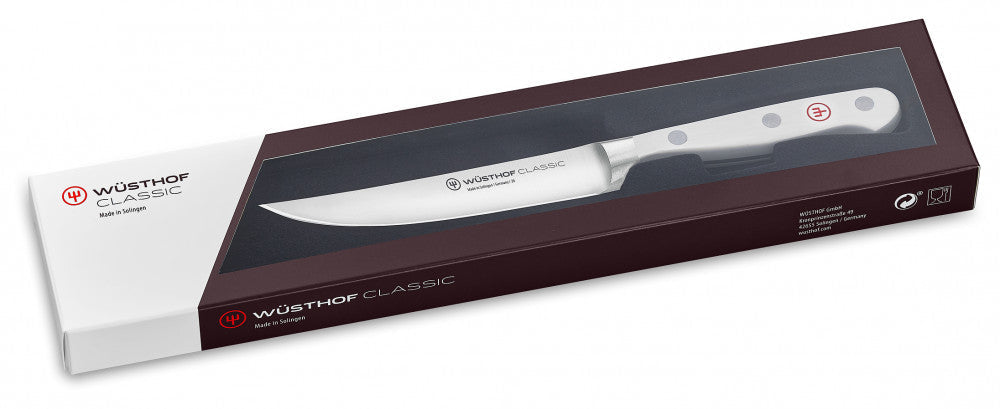 Classic White Steak Knife 12 cm in Gift Box