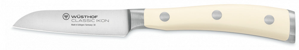 Classic Ikon Creme Vegetable Knife 8 cm Straight