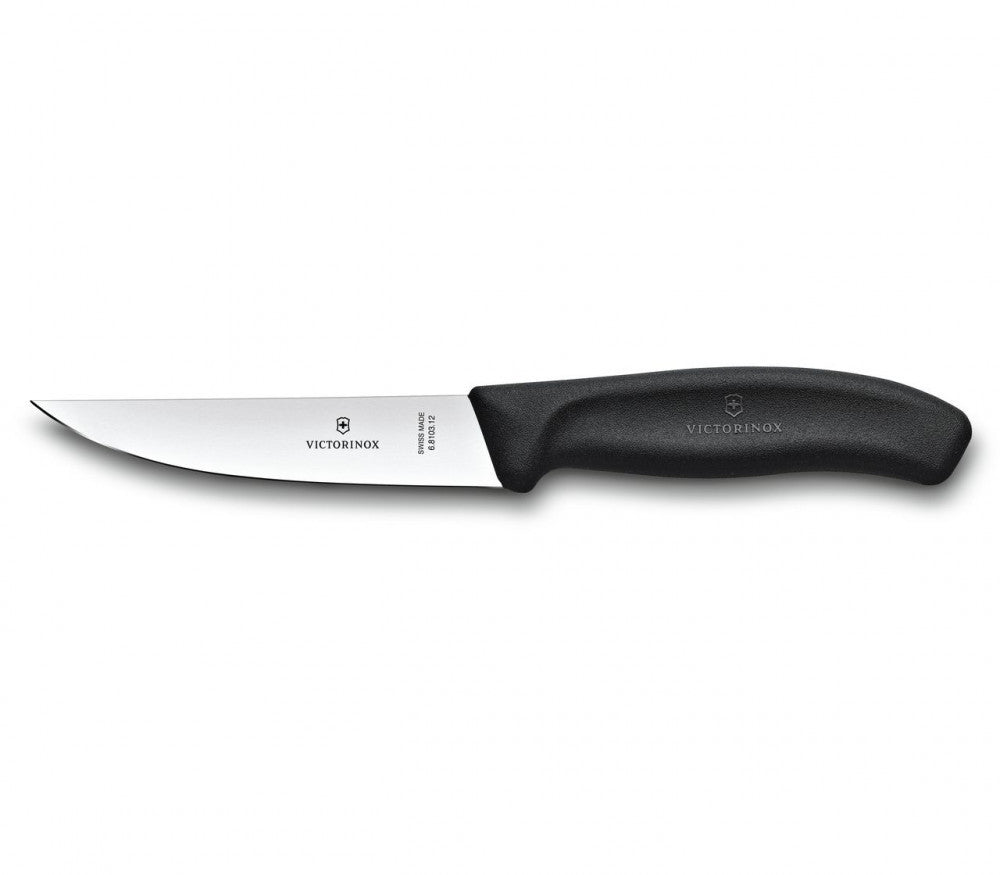 Swiss Classic Slicing Knife Narrow 12 cm – Black
